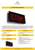 Aircraft Parking Stop Sign - 1