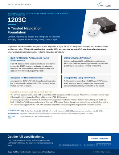 1203C GNSS / SBAS