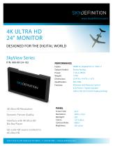 24" - 4K/Ultra HD SkyView Monitor - 1