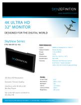 32" - 4K/Ultra HD SkyView Monitor - 1