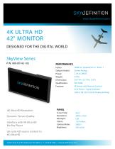 42" - 4K/Ultra HD SkyView Monitor - 1