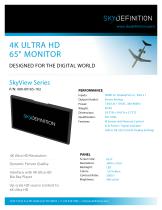 65" - 4K/Ultra HD SkyView Monitor - 1