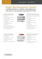 HIGH PERFORMANCE TOOLS FOR MOLD - 6