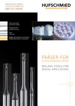Hufschmied Catalogue milling tools for dental applications - 1