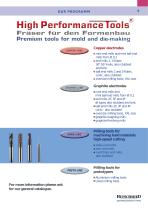 Hufschmied milling tools for machining hard materials · high speed cutting - 7