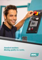 Standard machines. Blasting quality in a series - 1