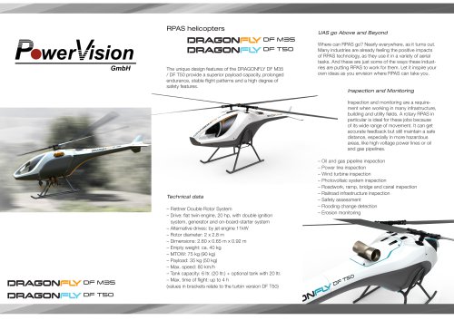 Presentation and Flyer DRAGONFLY M35 T50