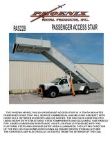 PAS200 T       Wide Body Towable Passenger Access Stair - 1