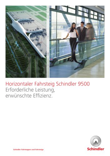 Horizontaler Fahrsteig Schindler 9500