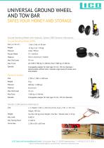 LICO - Universal Ground Handling Wheel and Tow Bar - 2