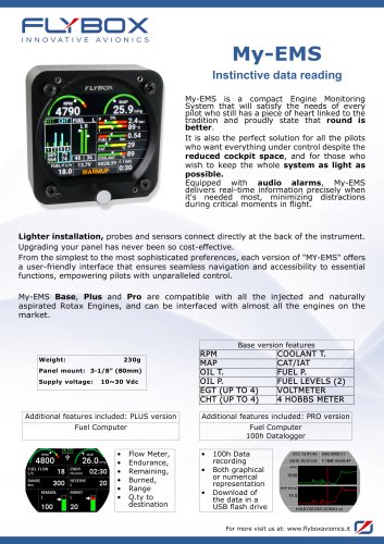 Flybox Avionics MY-EMS BASE, PLUS, PRO