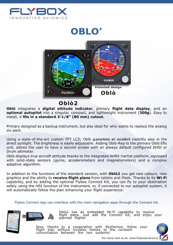 Flybox Avionics Oblò, Oblò2