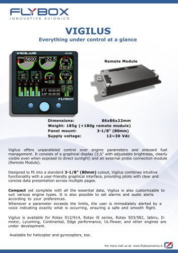 Flybox Avionics Vigilus EMS