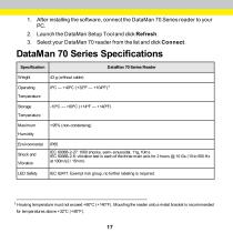 DataMan® 70 Series - 17