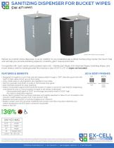 SANITIZING DISPENSER FOR BUCKET WIPES - 1