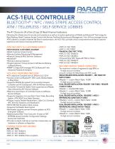 ACS-1EUL CONTROLLER BLUETOOTH® / NFC / MAG STRIPE ACCESS CONTROL ATM / TELLERLESS / SELF-SERVICE LOBBIES-1