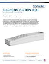 SECONDARY POSITION TABLE WITH ROLLER CONVEYOR