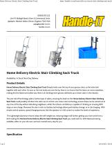 Home Delivery Electric Stair Climbing Sack Truck-1