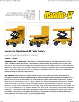 Motorised Adjustable Lift Table Trolley-1