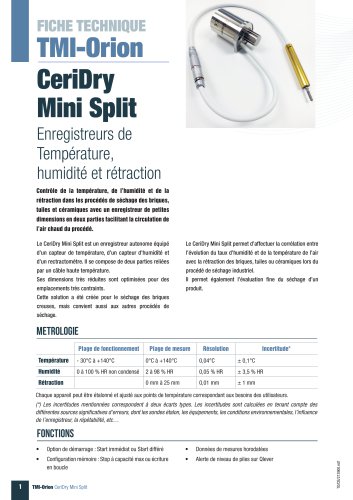 ceriDry Mini Split