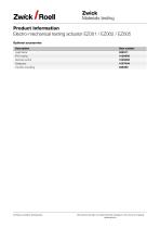 Electro-mechanical testing actuator EZ001 / EZ002 / EZ005 - 3