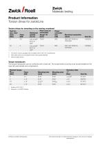 Torsion drives for zwickiLine - 2