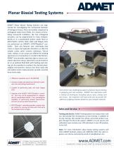 Planar Biaxial Test System Brochure - 1