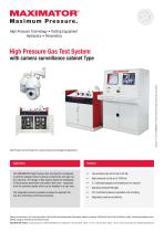 Product Information - High Pressure Gas Test System - 1