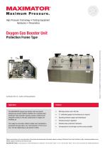 Product Information - Oxygen Transfer Gas Booster Unit Frame Type - 1