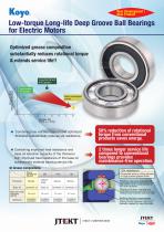 B1018E Low Torque Long life Deep Groove Ball Bearings for Electrical Motors - 1