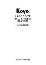 B2002E Large size Ball & Roller Bearings - 3