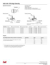 3401-001 D*M High Density - 4