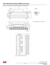 3401-029 Microminiature MDM Connectors - 10