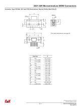 3401-029 Microminiature MDM Connectors - 11