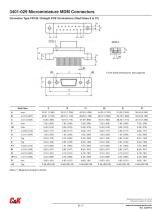 3401-029 Microminiature MDM Connectors - 12