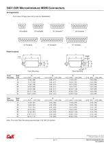 3401-029 Microminiature MDM Connectors - 14