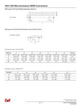 3401-029 Microminiature MDM Connectors - 16