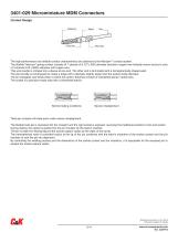 3401-029 Microminiature MDM Connectors - 6