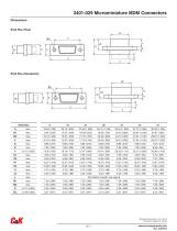 3401-029 Microminiature MDM Connectors - 7