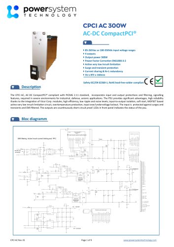 CPCI AC 300W