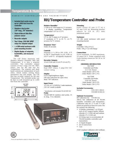 Temperature & Humidity Controller