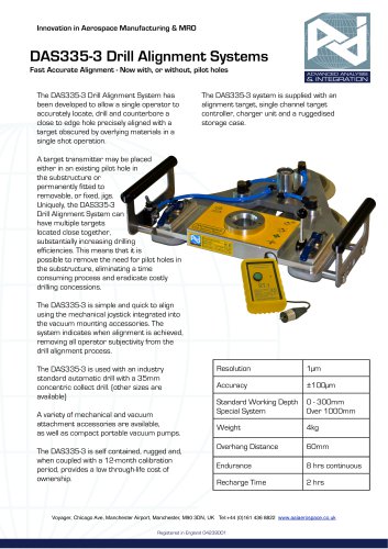 DAS335-3 Drill Alignment Systems