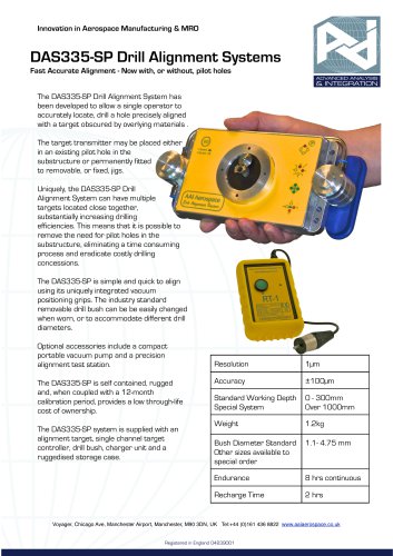 DAS335-SP Drill Alignment Systems