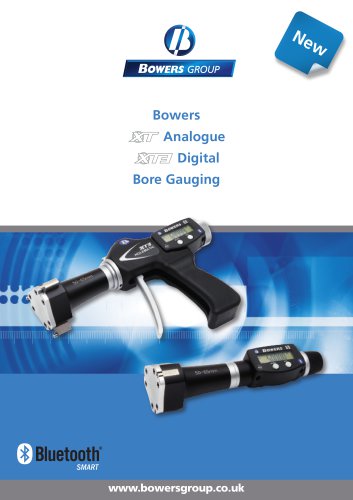 NEW Bowers XT Analogue and XT3 Digital Bore Gauging