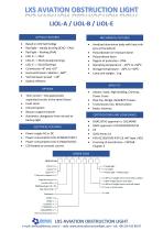 Lxs LIOL aviation obstruction light L810 datasheet - 2