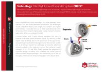 Technology: Patented, Exhaust Expander System CREEV - 1