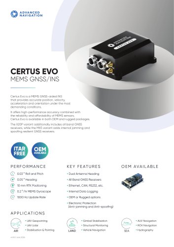 CERTUS EVO 