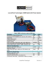 LaunchPoint Technologies 1500W Hybrid UAV Power System - 1