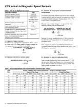 VRS Industrial Magnetic Speed Sensors - 4