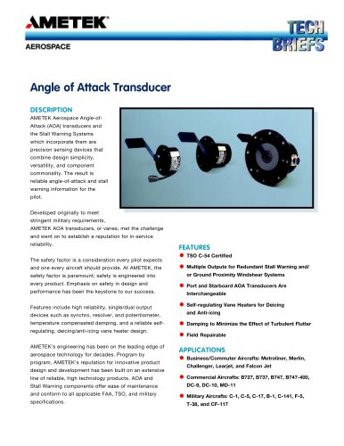 Angle of Attack Transducer